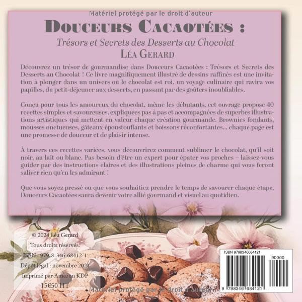 Douceurs Cacaotées: : Trésors et Secrets des Desserts au Chocolat